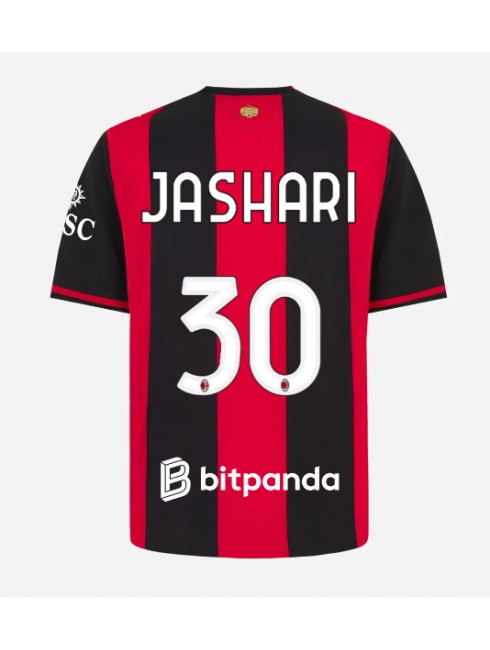 Muži Futbalové oblečenie AC Milan Ardon Jashari #30 2026-27 Krátky Rukáv - Domáci Muži Futbalové oblečenie AC Milan Ardon Jashari #30 2026-27 Krátky Rukáv - Domáci